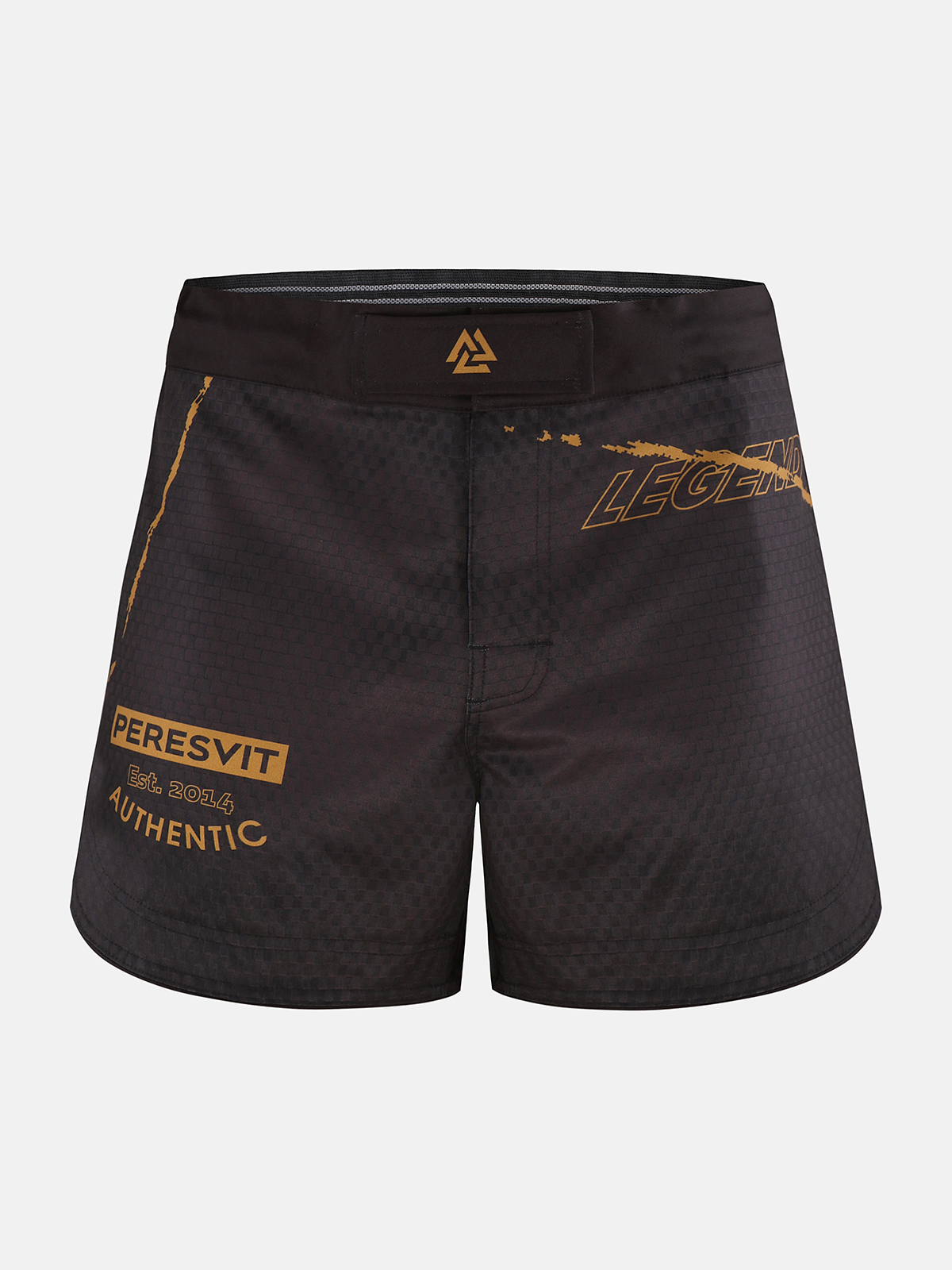 Peresvit Legend ММА Fight Shorts Black Rain Medium Length, Photo No. 3